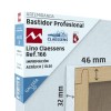 ARTEMIRANDA GALERIA 3D PROFESSIONELLER KEILRAHMEN (46X32MM) MITTELFEINES CLAESSENS LEINEN REF-166 FÜR ÖL-ACRYL (ACRYL GRUNDIERT)