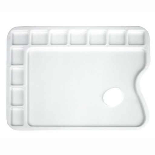 11-WELL RECTANGULAR PLASTIC PALETTE