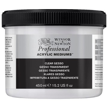 WINSOR & NEWTON PROFESSIONAL GESSO TRANSPARENT ACRYLIQUE Nº 130