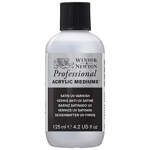 WINSOR & NEWTON PROFESSIONAL ACRYLIC MEDIUM SATIN UV VARNISH NO. 519