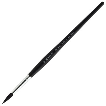 ESCODA ÚLTIMO PENNELLO TONDO FIBRA SINTETICA TENDO IMITAZIONE PETIT GRIS SERIE 1525