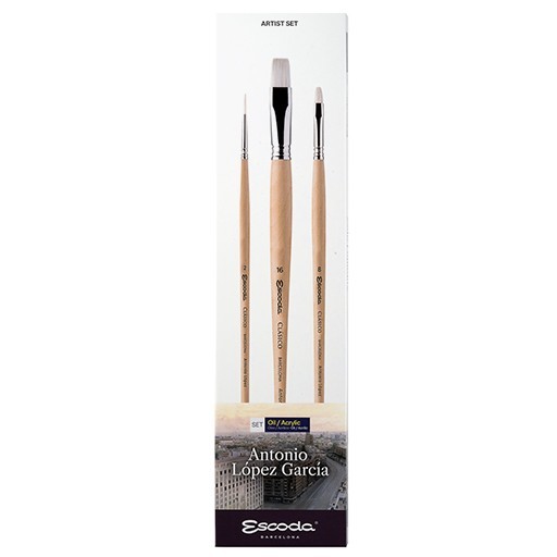 ESCODA SET PINCELES EDICIÓN ESPECIAL ANTONIO LÓPEZ SERIE 8602-2