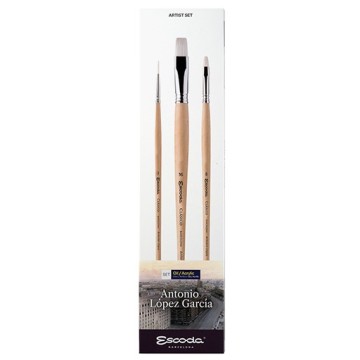 ESCODA SIGNATURE COLLECTION ANTONIO LÓPEZ - SET PENNELLI EDIZIONE SPECIALE SERIE 8602-2