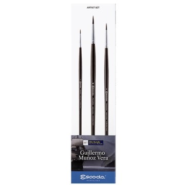 ESCODA SIGNATURE COLLECTION GUILLERMO MUÑOZ VERA - SET PENNELLI EDIZIONE SPECIALE SERIE 8606