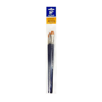 VAN GOGH SET 3 PENNELLI FIBRA TORAY ORO MANICO LUNGO