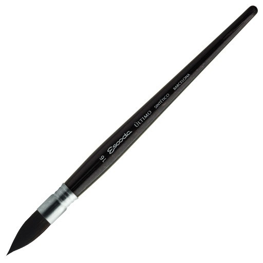 ESCODA ÚLTIMO ROUND MOP BRUSH SYNTHETIC TENDO FIBRE SHORT HANDLE SERIES 1530