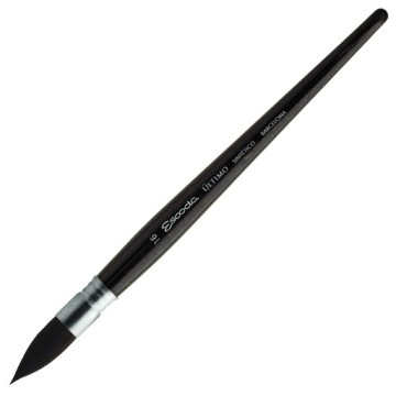 ESCODA ÚLTIMO PENNELLO TONDO BOMBATO FIBRA SINTETICA TENDO MANICO CORTO SERIE 1530