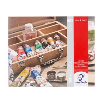 VAN GOGH SCATOLA BASIC BOX COLORI ACRILICI 10 TUBETTI