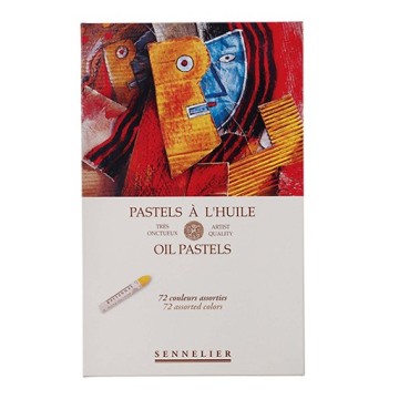 SENNELIER SCATOLA CARTONE 72 PASTELLI AD OLIO