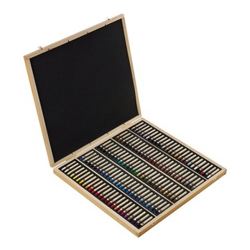 SENNELIER SCATOLA LEGNO 125 PASTELLI AD OLIO