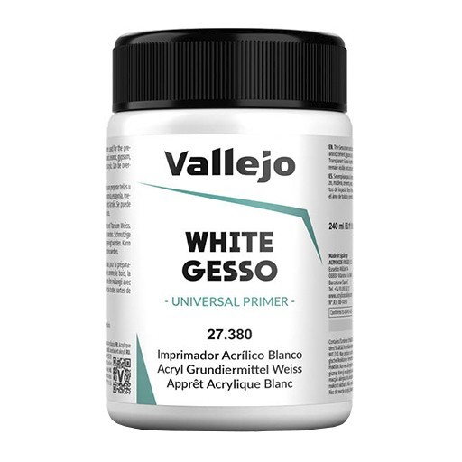 VALLEJO WHITE GESSO - APPRÊT BLANC Nº 100