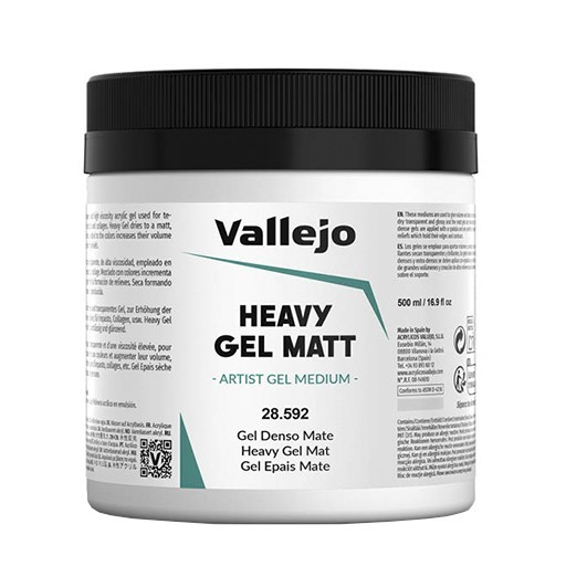 VALLEJO GEL DENSO MATE - HEAVY GEL MATT Nº 592