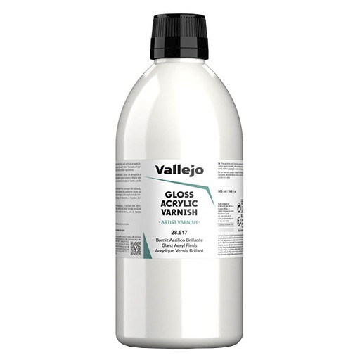 VALLEJO SATIN ACRYLIC VARNISH (PERMANENT - QUICK DRYING) NO. 519