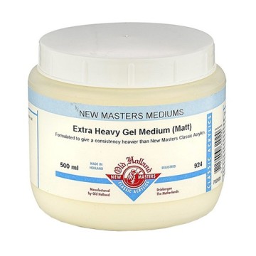 OLD HOLLAND NEW MASTERS EXTRA HEAVY GEL MEDIUM MATT - MEDIUM GEL EXTRA DENSO OPACO