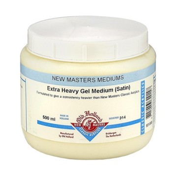 OLD HOLLAND NEW MASTERS EXTRA HEAVY GEL MEDIUM SATIN - MEDIUM GEL EXTRA DENSO SATINATO