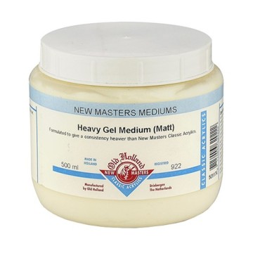 OLD HOLLAND NEW MASTERS HEAVY GEL MEDIUM MATT - MEDIUM GEL DENSO OPACO
