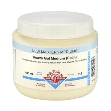 OLD HOLLAND NEW MASTERS HEAVY GEL MEDIUM SATIN - MEDIUM GEL DENSO SATINATO