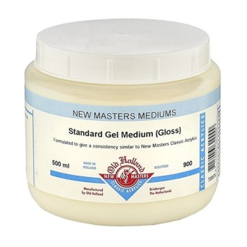 OLD HOLLAND NEW MASTERS STANDARD GEL MEDIUM GLOSS - MEDIUM GEL STANDARD LUCIDO