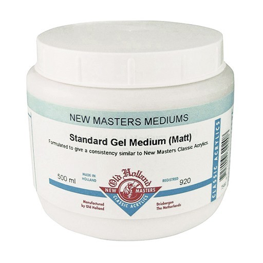 OLD HOLLAND NEW MASTERS STANDARD GEL MEDIUM MATT - MÉDIUM GEL STANDARD MAT