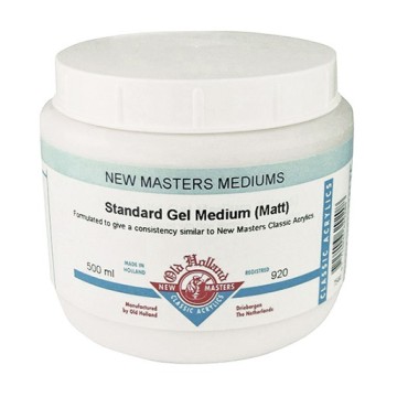 OLD HOLLAND NEW MASTERS STANDARD GEL MEDIUM MATT - MEDIUM GEL STANDARD OPACO