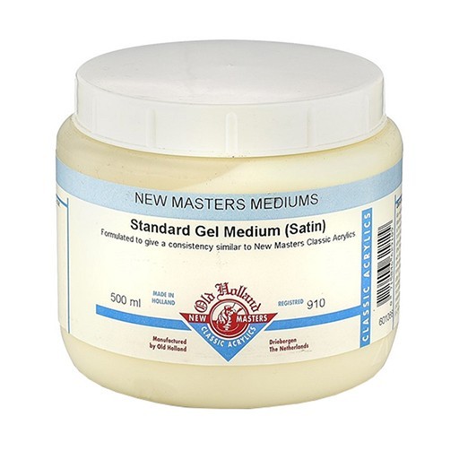 OLD HOLLAND NEW MASTERS GEL MÉDIUM STANDARD SATINADO - STANDARD GEL MEDIUM SATIN