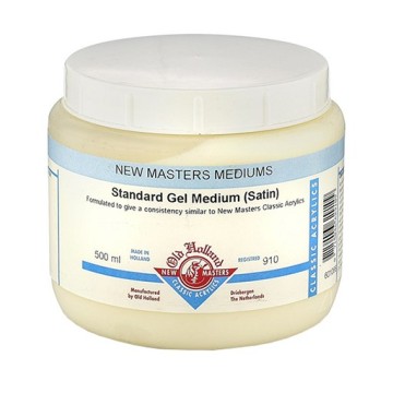 OLD HOLLAND NEW MASTERS STANDARD GEL MEDIUM SATIN - MEDIUM GEL STANDARD SATINATO