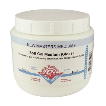 OLD HOLLAND NEW MASTERS SOFT GEL MEDIUM GLOSS - MEDIUM GEL LEGGERO LUCIDO