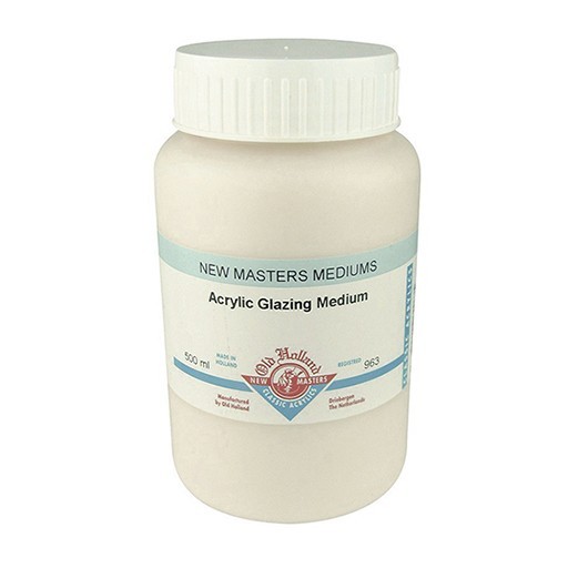 OLD HOLLAND NEW MASTERS ACRYLIC GLAZING MEDIUM - MÉDIUM ACRYLIQUE À GLACIS Nº 963