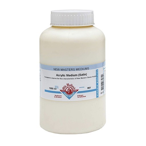 OLD HOLLAND NEW MASTERS ACRYLIC MEDIUM SATIN - MÉDIUM ACRYLIQUE SATINÉ Nº 961