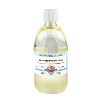 OLD HOLLAND NEW MASTERS ACRYLIC VARNISH SATIN - ENTFERNBARER ACRYLFIRNIS MIT UV-SCHUTZ SEIDENMATT NR. 981