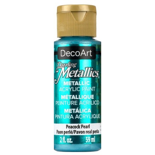 DECOART DAZZLING METALLICS - PEINTURE ACRYLIQUE EFFET MÉTALLIQUE