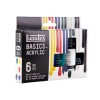 LIQUITEX BASICS ACRYLIC SET COLORI ACRILICI ASSORTITI 6 TUBETTI 22 ML