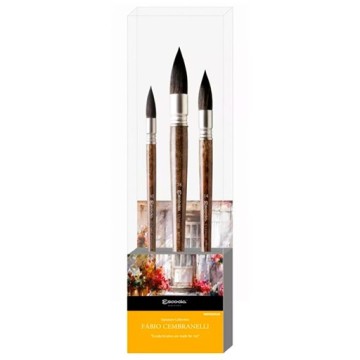 ESCODA SIGNATURE COLLECTION FABIO CEMBRANELLI - SET PENNELLI PER ACQUERELLO EDIZIONE SPECIALE