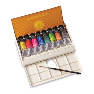 SENNELIER L'AQUARELLE SCATOLA ACQUERELLO DA VIAGGIO IN PLASTICA 8 TUBETTI 10 ML