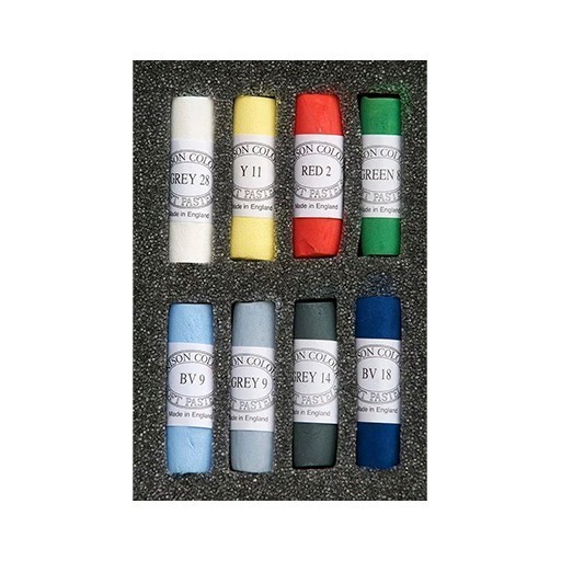 UNISON SOFT PASTELS CAJA DE CARTÓN CON 8 PASTELES SUAVES SELECCIÓN GENERAL