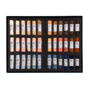 UNISON SOFT PASTELS SCATOLA CARTONE 36 PASTELLI MORBIDI - SELEZIONE RITRATTO