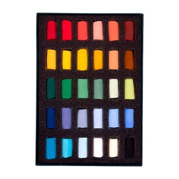 UNISON SOFT PASTELS SCATOLA CARTONE 30 MEZZI PASTELLI MORBIDI