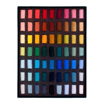 UNISON SOFT PASTELS SCATOLA CARTONE 63 MEZZI PASTELLI MORBIDI