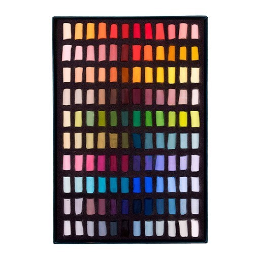 UNISON SOFT PASTELS BOÎTE CARTON 120 DEMI-PASTELS TENDRES