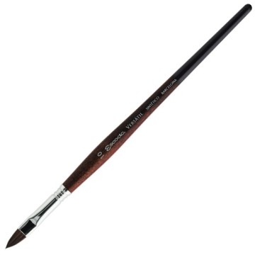 ESCODA VERSÁTIL PENNELLO LINGUA DI GATTO FIBRA IMITAZIONE MARTORA KOLINSKY MANICO CORTO SERIE 1541