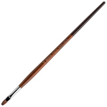 ESCODA VERSÁTIL PENNELLO PIATTO FIBRA IMITAZIONE MARTORA KOLINSKY MANICO LUNGO SERIE 3042