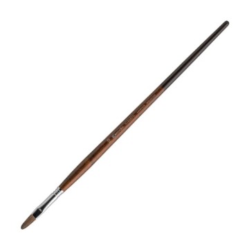 ESCODA VERSÁTIL PENNELLO PIATTO FIBRA IMITAZIONE MARTORA KOLINSKY PUNTA LUNGA MANICO LUNGO SERIE 3043