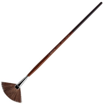ESCODA VERSÁTIL PENNELLO PIATTO VENTAGLIO FIBRA IMITAZIONE MARTORA KOLINSKY MANICO LUNGO SERIE 3044