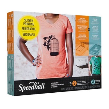 SPEEDBALL KIT INTERMEDIO PER SERIGRAFIA SU TELA