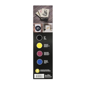 SPEEDBALL SET DI 4 INCHIOSTRI ACRILICI PER SERIGRAFIA