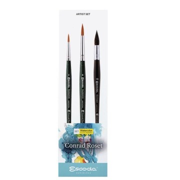 ESCODA SIGNATURE COLLECTION CONRAD ROSET - SET PENNELLI EDIZIONE SPECIALE