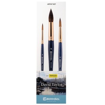 ESCODA SIGNATURE COLLECTION DAVID TAYLOR - SET PENNELLI EDIZIONE SPECIALE