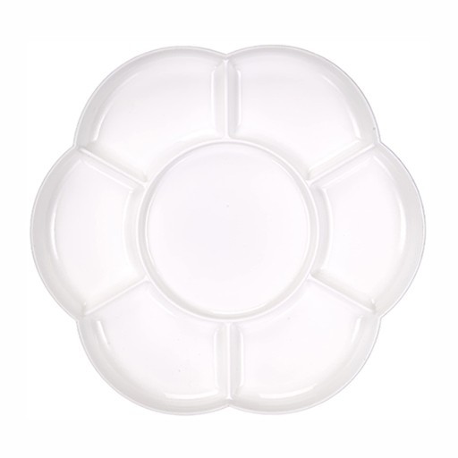 DOPPELTE KUNSTSTOFFPALETTE BLUMENFÖRMIG 17 CM