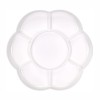 PALETA DE PLÁSTICO DOBLE FORMA DE FLOR 17 CM