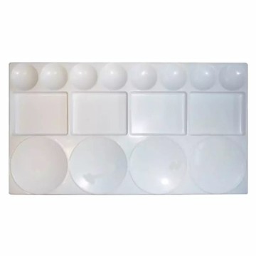 TAVOLOZZA RETTANGOLARE IN PLASTICA 16 X 27 CM